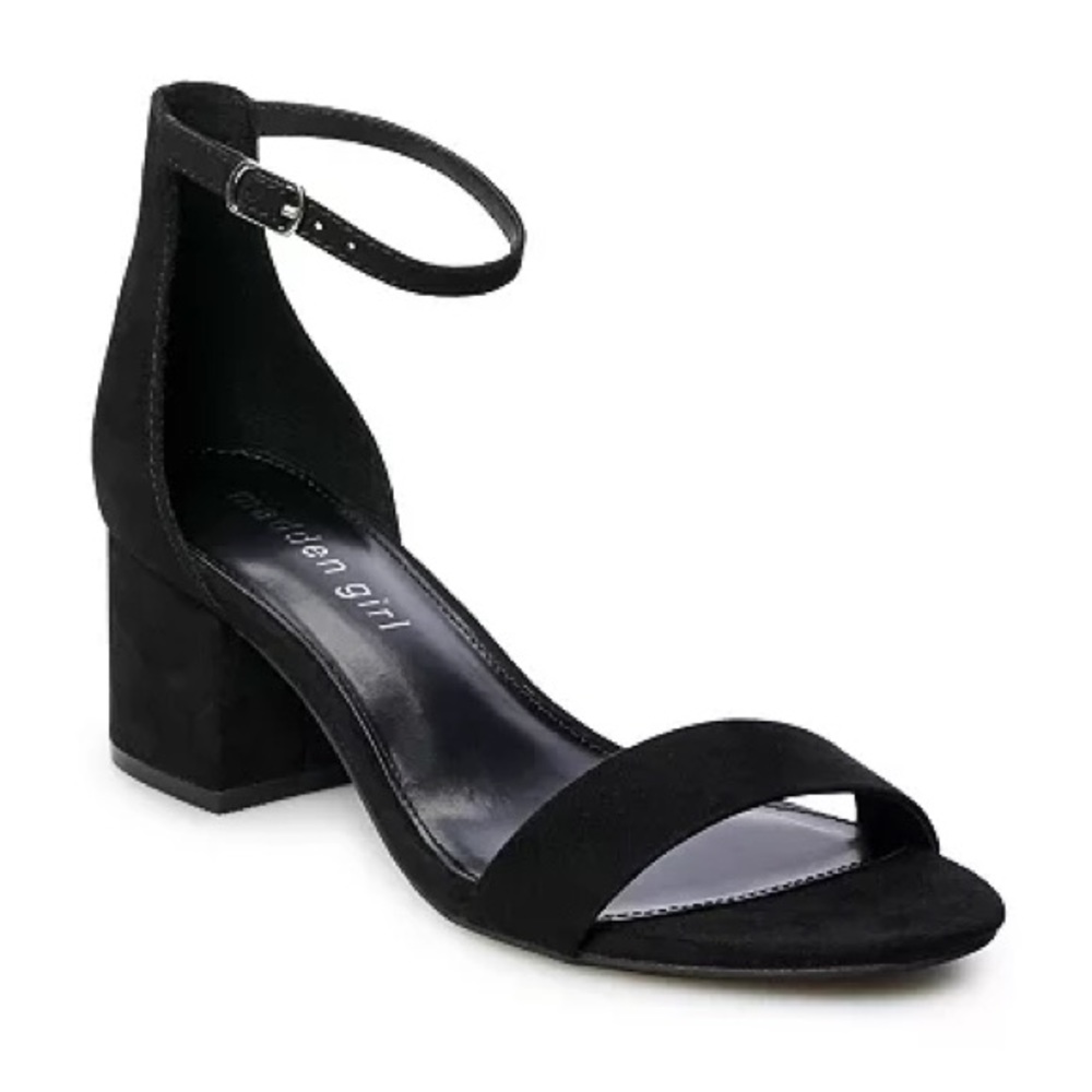 Madden girl, black, 2 inch heels